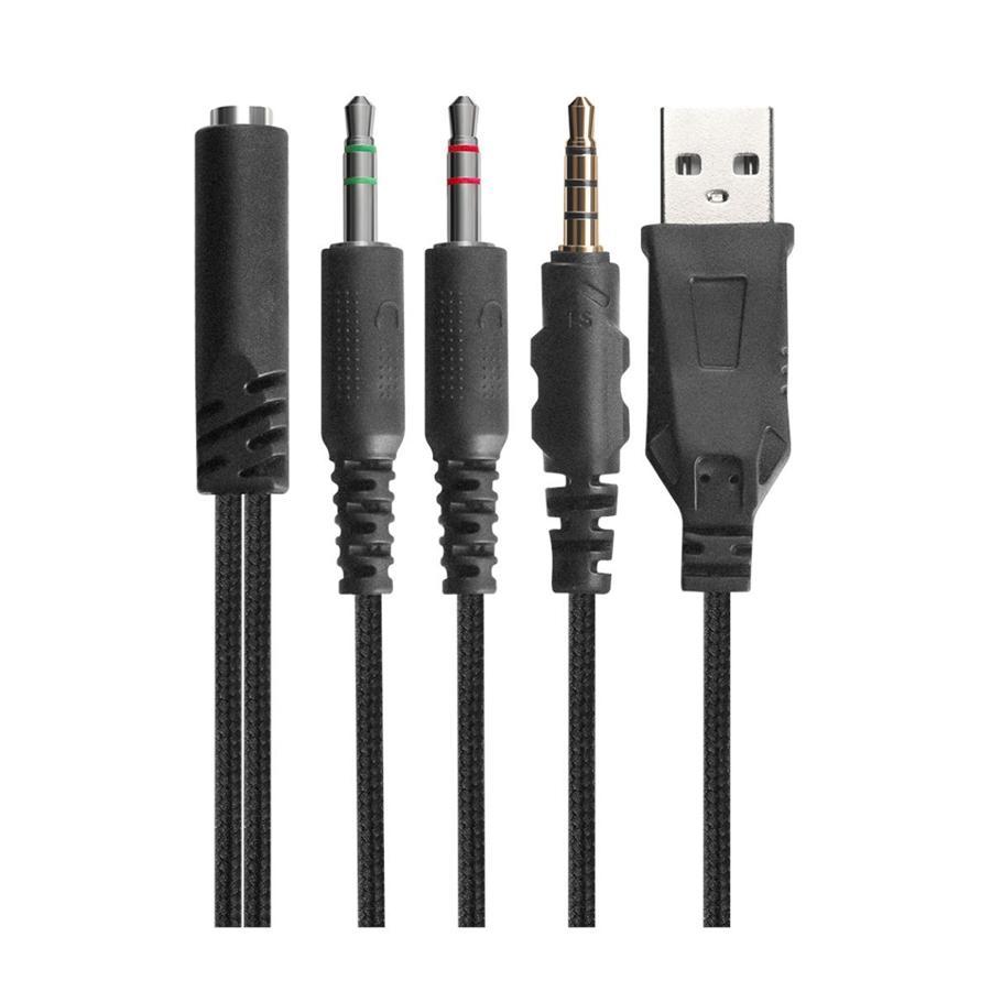 Marvo Pro - Casque de Jeu Filaire Stéréo avec Rétro-Éclairage Rouge - Simple Boutique