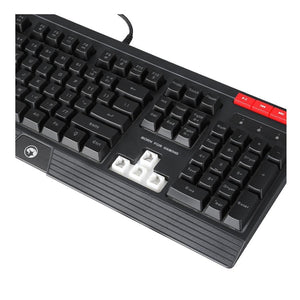 Marvo Pro - Clavier de Jeu Filaire à Membrane avec 112 Touches et Rétro-Éclairage, Noir - Simple Boutique