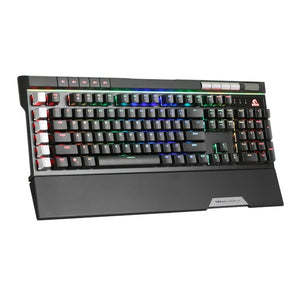 Marvo Pro - Clavier de Jeu Mécanique Filaire avec 119 Touches et Rétro-Éclairage RGB, Noir - Simple Boutique