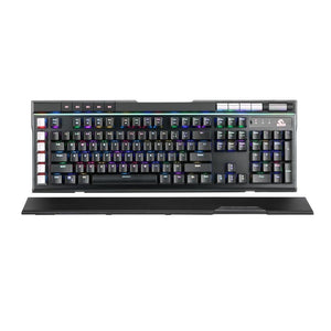 Marvo Pro - Clavier de Jeu Mécanique Filaire avec 119 Touches et Rétro-Éclairage RGB, Noir - Simple Boutique