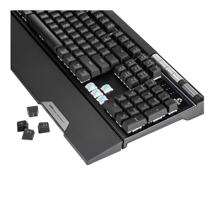 Marvo Pro - Clavier de Jeu Mécanique Filaire avec 119 Touches et Rétro-Éclairage RGB, Noir - Simple Boutique