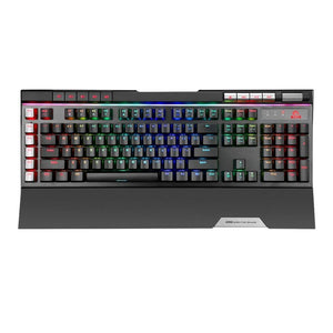Marvo Pro - Clavier de Jeu Mécanique Filaire avec 119 Touches et Rétro-Éclairage RGB, Noir - Simple Boutique