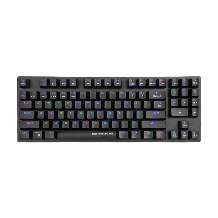 Marvo Pro - Clavier de Jeu Mécanique Filaire avec 89 Touches et Rétro-Éclairage RGB, Noir - Simple Boutique