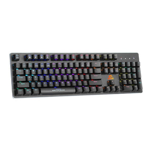 Marvo Pro - Clavier de Jeu Mécanique Filaire avec Rétro-Éclairage RGB, Noir - Simple Boutique