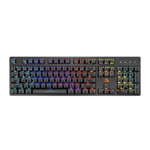 Marvo Pro - Clavier de Jeu Mécanique Filaire avec Rétro-Éclairage RGB, Noir - Simple Boutique