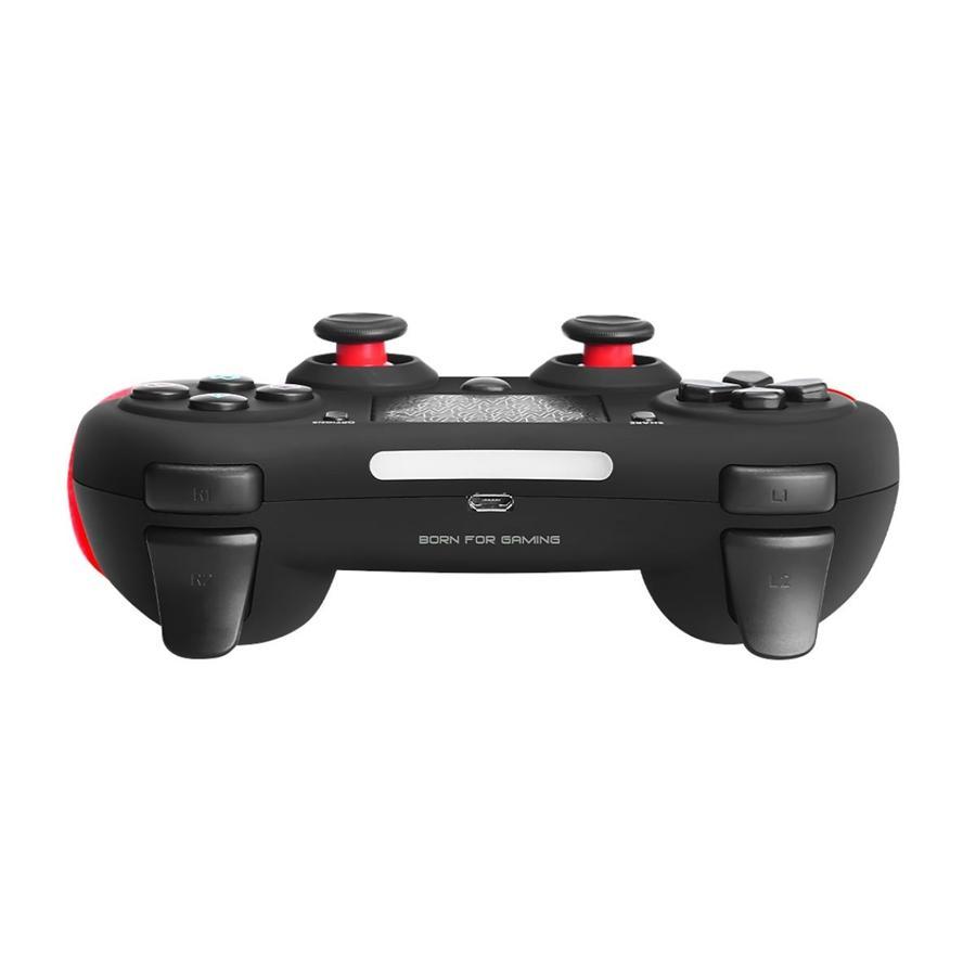 Marvo Pro - Manette de Jeu Sans-Fil avec Double Vibration, Capteur 6 Axes et Prise 3.5mm Pour Casque d'écoute, Noir - Simple Boutique