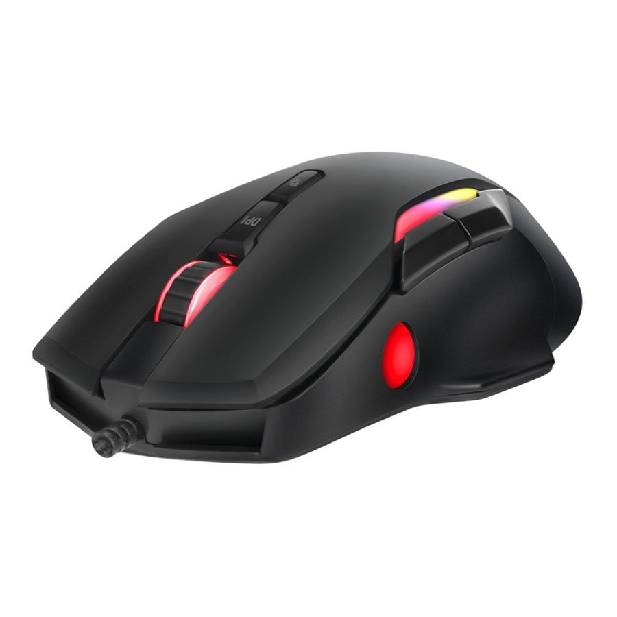 Marvo Pro - Souris de Jeu Optique Filaire à 8 Boutons, DPI: 1000/2000/3000/6000/8000/10000, Rétro-Éclairage RGB - Simple Boutique