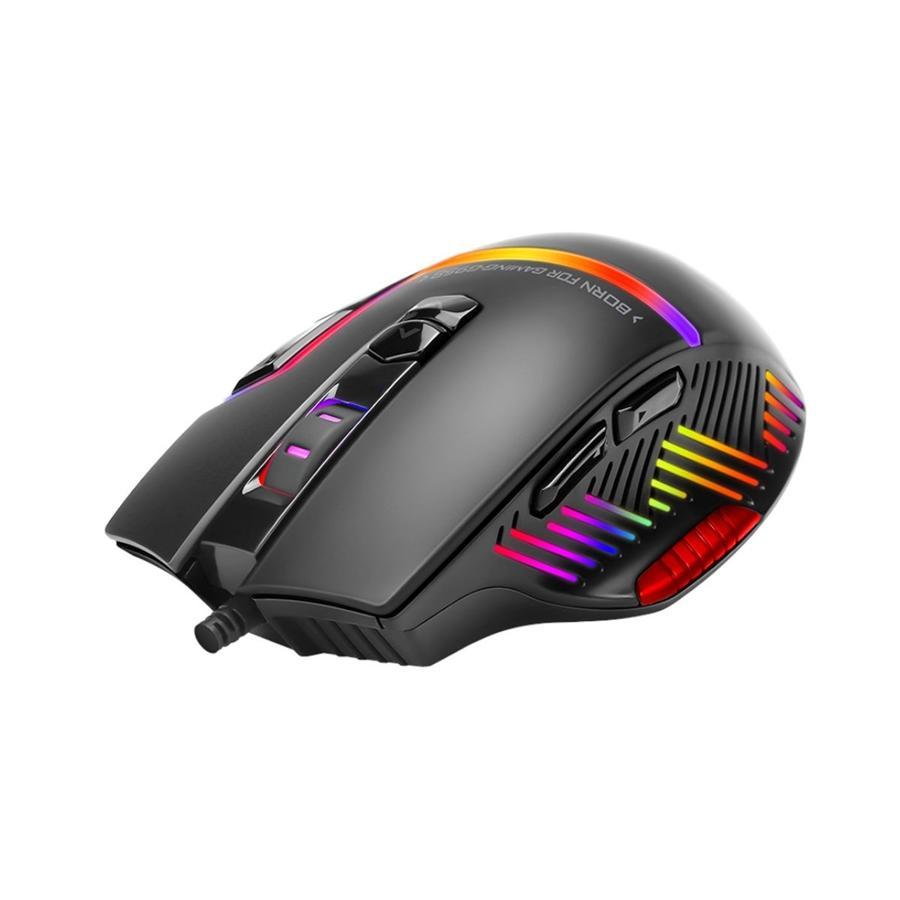 Marvo Pro - Souris de Jeu Optique Filaire à 9 Boutons, DPI: 1000/2000/3000/6000/8000/10000, Rétro-Éclairage RGB - Simple Boutique