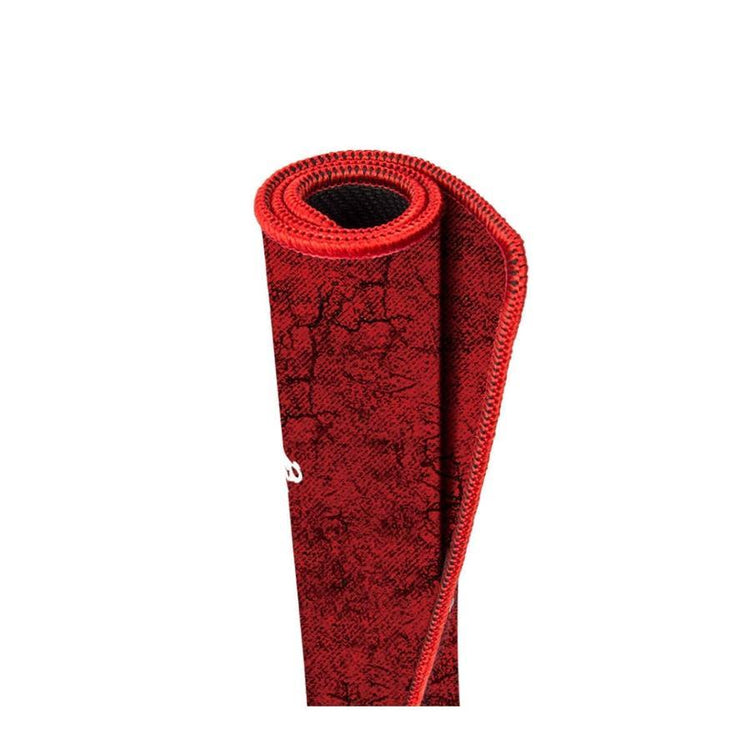 Marvo Pro - Tapis de Souris 450x400x3mm, Surface Textile Haute Densité et Imperméable, Rouge - Simple Boutique