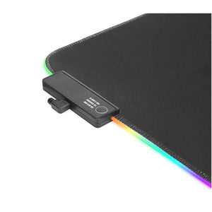 Marvo Pro - Tapis de Souris XL, 800x310x3mm, Avec Éclairage RGB, Noir - Simple Boutique