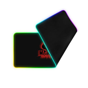 Marvo Pro - Tapis de Souris XL, 800x310x3mm, Avec Éclairage RGB, Noir - Simple Boutique