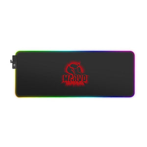 Marvo Pro - Tapis de Souris XL, 800x310x3mm, Avec Éclairage RGB, Noir - Simple Boutique