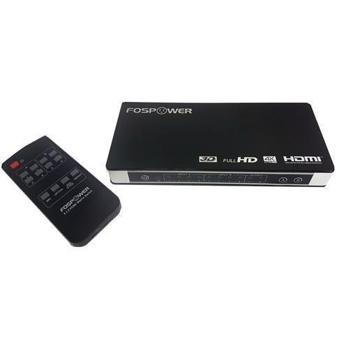 Matrix HDMI 4 Entrées À 2 Sorties Avec Sorties Audio Analogue Et Digitale Et Télécommande Compatible 4K - Simple Boutique