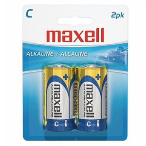 Maxell - Batteries Alcalines C, Paquet de 2 - Simple Boutique