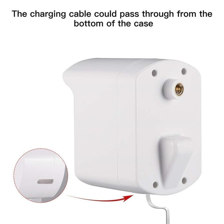 Meinsa Support de Montage Mural Wyze, Monture de protection pour Intérieur/Extérieur, Étanche et Réglable à 360 degrés avec Housse de protection pour Wyze Cam V2 blanc - Simple Boutique