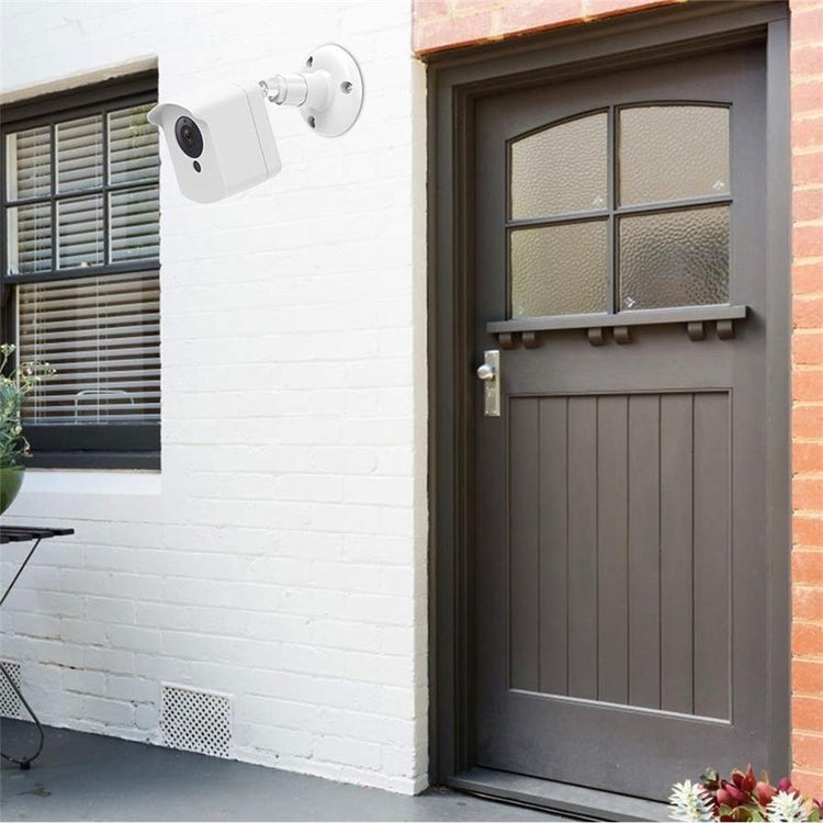 Meinsa Support de Montage Mural Wyze, Monture de protection pour Intérieur/Extérieur, Étanche et Réglable à 360 degrés avec Housse de protection pour Wyze Cam V2 blanc - Simple Boutique