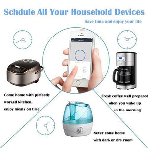 Mini Prises de Courrant Smart pour Google Home et Amazon Alexa Paquet de 2 Blanc - Simple Boutique