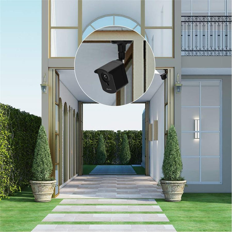 Moctra Support de Montage Mural Wyze, Monture de protection pour Intérieur/Extérieur, Étanche et Réglable à 360 degrés avec Housse de protection pour Wyze Cam V2 Noir - Simple Boutique