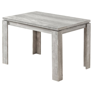 Monarch Specialties I 1164 Table A Manger, 48" Rectangulaire, Petit, Cuisine, Salle À Manger, Stratifié, Gris, Contemporain, Moderne - Simple Boutique