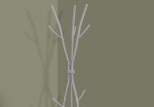 Monarch Specialties I 2061 Patère, Portemanteau, Sur Pied, 11 Crochets, Entrée, 74"h, Chambre À Coucher, Métal, Gris, Contemporain, Moderne - Simple Boutique