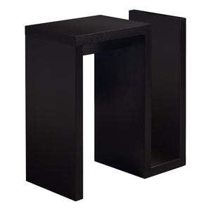 Monarch Specialties I 2089 Table D'appoint, Côté, Bout, Étroit, Petit, Salon, Chambre À Coucher, Stratifié, Brun, Contemporain, Moderne - Simple Boutique