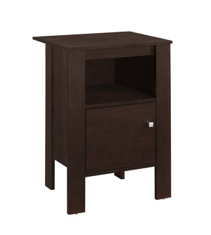 Monarch Specialties I 2135 Table D'appoint, Côté, Bout, Table De Nuit, Lampe, Rangement, Salon, Chambre À Coucher, Stratifié, Brun, Transitionnel - Simple Boutique