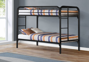 Monarch Specialties I 2230K Lit Superpose Simple Métal Noir - Simple Boutique