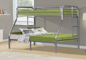 Monarch Specialties I 2231S Lit Superpose Simple Double Métal Argent - Simple Boutique