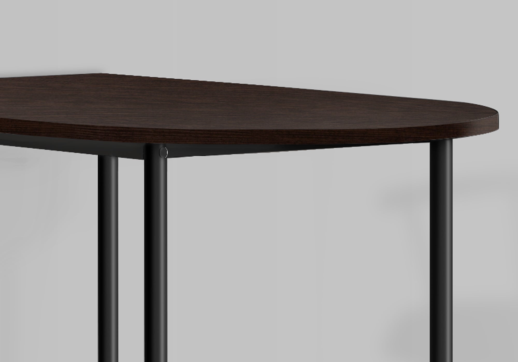 Monarch Specialties I 2345 Bar Maison, Table De Bar, Hauteur Bar, Pub, 36" Rectangulaire, Petit, Cuisine, Métal, Stratifié, Brun, Noir, Contemporain, Moderne - Simple Boutique