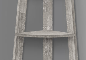 Monarch Specialties I 2433 Étagère À Livres, Étagère, Étagère, Coin, 5 Niveaux, 72"h, Bureau, Chambre À Coucher, Stratifié, Gris, Contemporain, Moderne - Simple Boutique