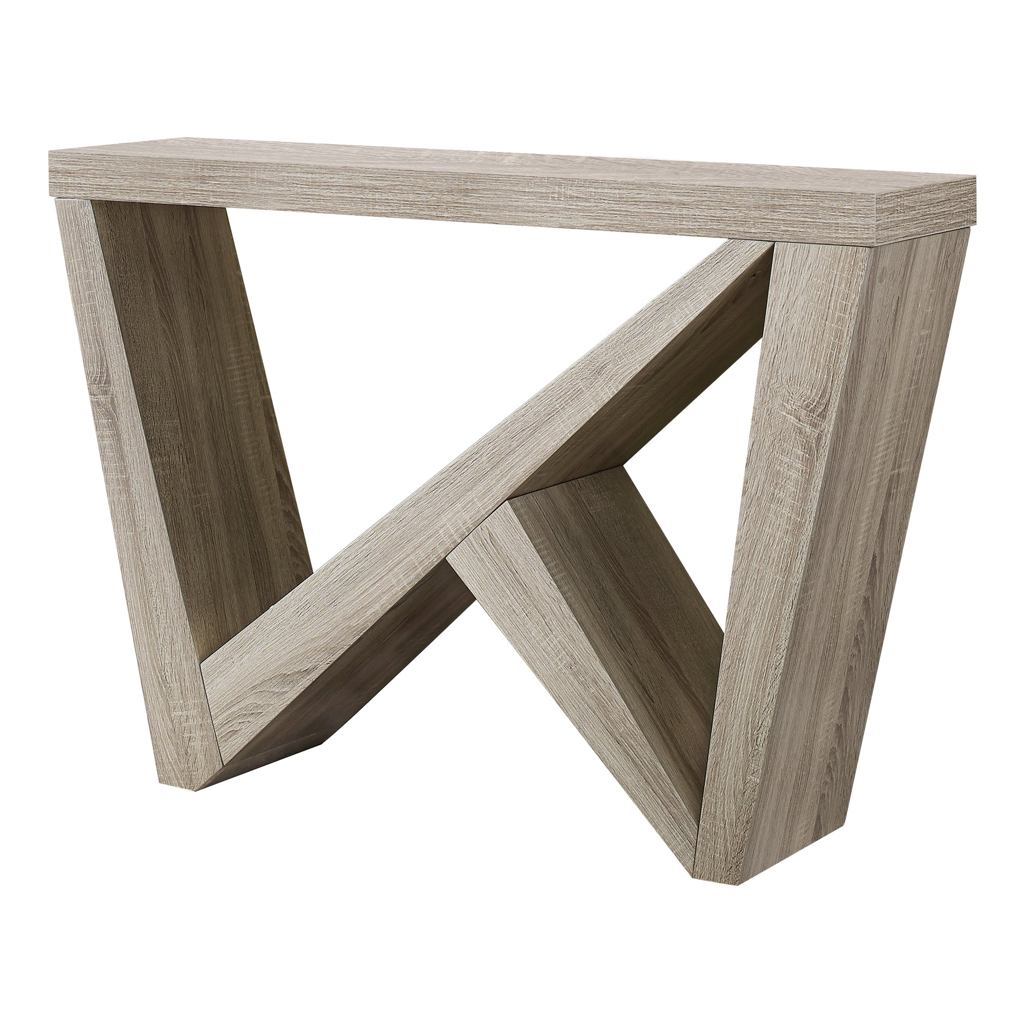 Monarch Specialties I 2435 Table D'appoint, Console, Entrée, Étroit, Sofa, Salon, Chambre À Coucher, Stratifié, Brun, Contemporain, Moderne - Simple Boutique