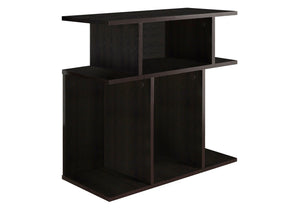 Monarch Specialties I 2474 Table D'appoint, Côté, Bout, Table De Nuit, Lampe, Salon, Chambre À Coucher, Stratifié, Brun, Contemporain, Moderne - Simple Boutique