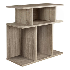 Monarch Specialties I 2476 Table D'appoint, Côté, Bout, Table De Nuit, Lampe, Salon, Chambre À Coucher, Stratifié, Brun, Contemporain, Moderne - Simple Boutique