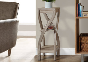 Monarch Specialties I 2480 Table D'appoint, Côté, Bout, Support Pour Plantes, Carré, Salon, Chambre À Coucher, Stratifié, Brun, Contemporain, Moderne - Simple Boutique