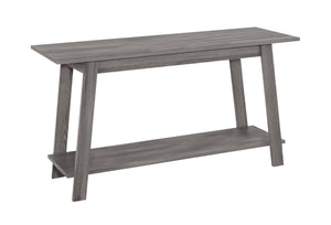 Monarch Specialties I 2737 Meuble Tv, 42 Pouces, Console, Centre De Divertissement Média, Étagères De Rangement, Salon, Chambre À Coucher, Stratifié, Gris, Contemporain, Moderne - Simple Boutique