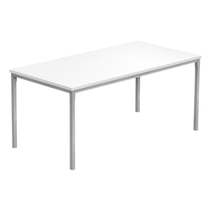 Monarch Specialties I 3795 Table A Café, Accent, Cocktail, Rectangulaire, Salon, 40"l, Métal, Stratifié, Blanc, Gris, Contemporain, Moderne - Simple Boutique