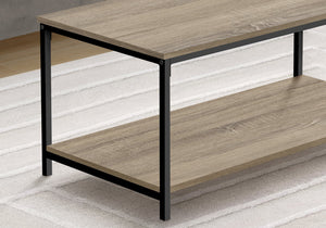 Monarch Specialties I 3802 Table A Café, Accent, Cocktail, Rectangulaire, Salon, 40"l, Métal, Stratifié, Brun, Noir, Contemporain, Moderne - Simple Boutique