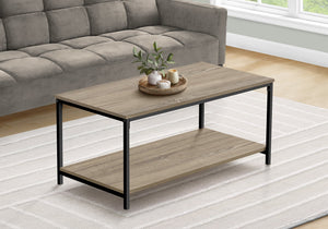 Monarch Specialties I 3802 Table A Café, Accent, Cocktail, Rectangulaire, Salon, 40"l, Métal, Stratifié, Brun, Noir, Contemporain, Moderne - Simple Boutique