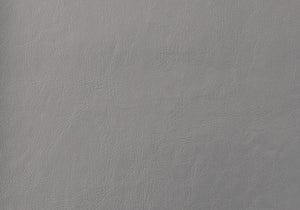 Monarch Specialties I 6001T Lit, Tête De Lit Seulement, Taille Jumelle, Chambre À Coucher, Rembourré, Pu D'aspect Cuir, Gris, Transitionnel - Simple Boutique
