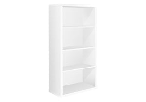Monarch Specialties I 7059 Étagère À Livres, Étagère, Étagère, 5 Niveaux, 48"h, Bureau, Chambre À Coucher, Stratifié, Blanc, Contemporain, Moderne - Simple Boutique