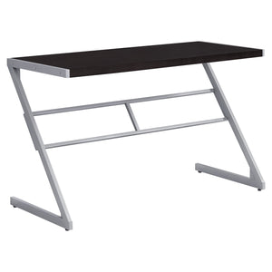 Monarch Specialties I 7374 Bureau, Bureau À Domicile, Ordinateur Portable, 48"l, Travail, Métal, Stratifié, Brun, Gris, Contemporain, Moderne - Simple Boutique