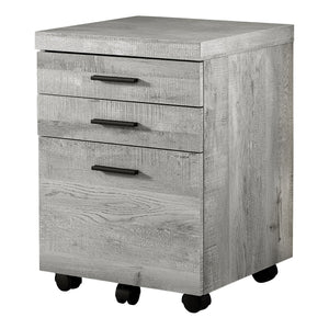 Monarch Specialties I 7401 Classeur, Mobile Roulant, Tiroirs De Rangement, Support D'imprimante, Bureau, Travail, Stratifié, Gris, Contemporain, Moderne - Simple Boutique