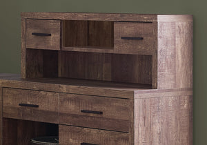 Monarch Specialties I 7427 Bureau, Bureau À Domicile, Coin, Configuration Gauche, Droite, Tiroirs De Rangement, Forme De L, Travail, Ordinateur Portable, Stratifié, Brun, Contemporain, Moderne - Simple Boutique