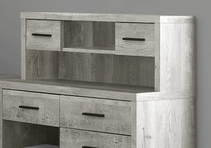 Monarch Specialties I 7428 Bureau, Bureau À Domicile, Coin, Configuration Gauche, Droite, Tiroirs De Rangement, Forme De L, Travail, Ordinateur Portable, Stratifié, Gris, Contemporain, Moderne - Simple Boutique