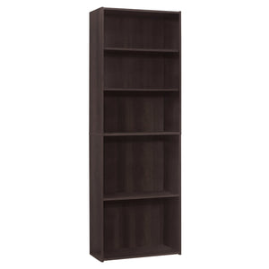 Monarch Specialties I 7467 Étagère À Livres, Étagère, 6 Niveaux, 72"h, Bureau, Chambre À Coucher, Stratifié, Brun, Transitionnel - Simple Boutique
