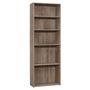 Monarch Specialties I 7468 Étagère À Livres, Étagère, 6 Niveaux, 72"h, Bureau, Chambre À Coucher, Stratifié, Brun, Transitionnel - Simple Boutique