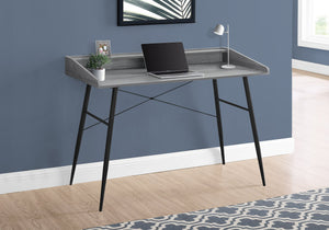 Monarch Specialties I 7541 Bureau, Bureau À Domicile, Ordinateur Portable, Étagères De Rangement, 48"l, Travail, Métal, Stratifié, Gris, Noir, Contemporain, Moderne - Simple Boutique