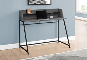 Monarch Specialties I 7550 Bureau, Bureau À Domicile, Ordinateur Portable, Étagères De Rangement, 48"l, Travail, Métal, Stratifié, Gris, Noir, Contemporain, Moderne - Simple Boutique