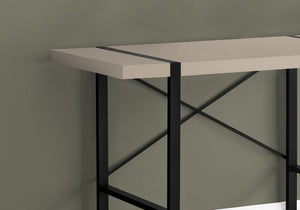 Monarch Specialties I 7659 Bureau, Bureau À Domicile, Ordinateur Portable, 48"l, Travail, Métal, Stratifié, Beige, Noir, Contemporain, Moderne - Simple Boutique