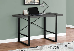Monarch Specialties I 7660 Bureau, Bureau À Domicile, Ordinateur Portable, 48"l, Travail, Métal, Stratifié, Gris, Noir, Contemporain, Moderne - Simple Boutique